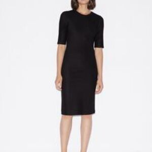 NWT A/X Armani Exchange Knit Black Dress